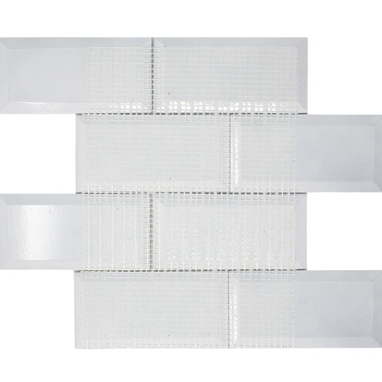 Reflection 3" x 6" Glass Mosaic Wall Tile