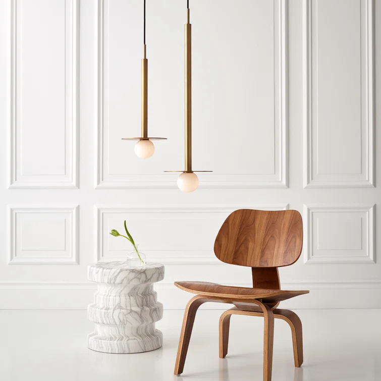 Nodes Pendant Light by Kelly Wearstler - Burnished Brass / 30"H