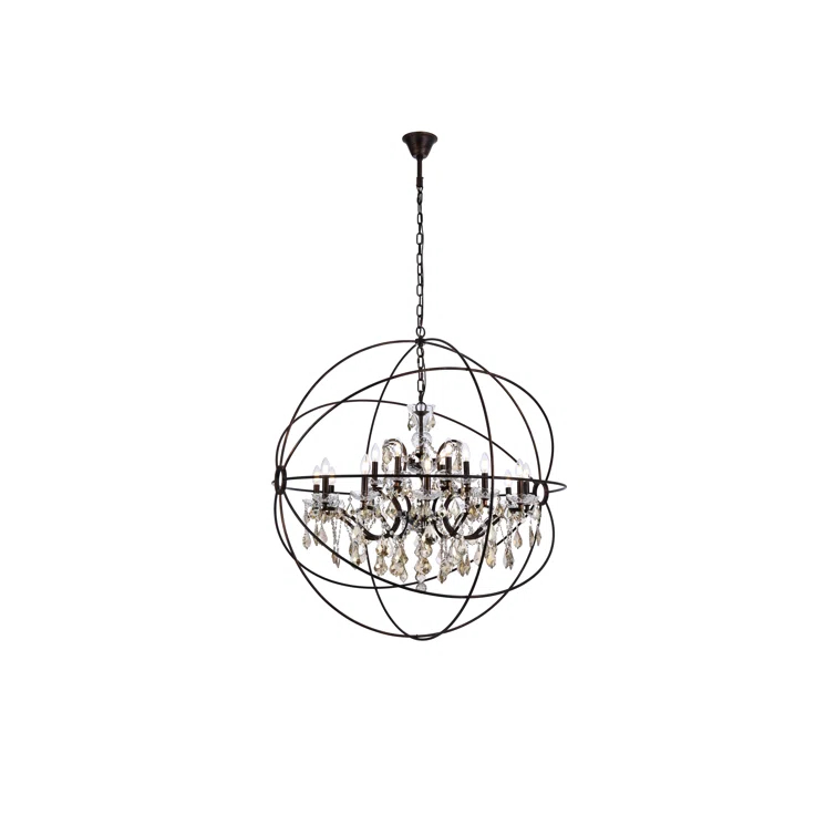 Svante 18 - Light Dimmable Globe Chandelier