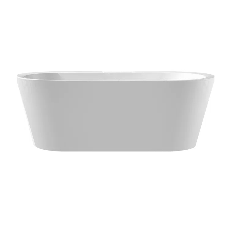 Barclay Pelham 64.75'' x 31'' Freestanding Soaking Acrylic Bathtub ATOVN65LIG-ORB
