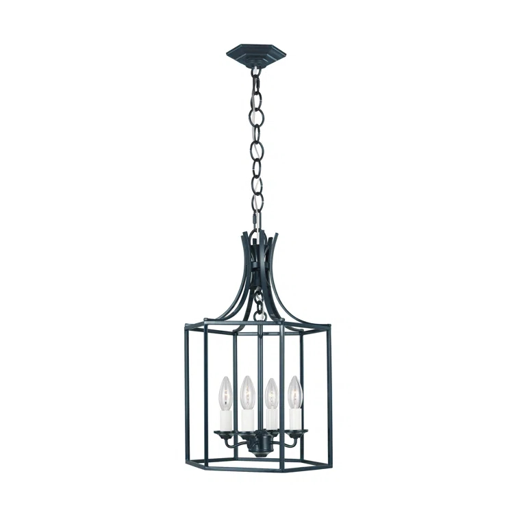 Bantry House Smith Steel Drum Pendant Light - Indoor/Outdoor Compatible