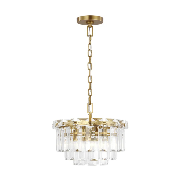 Arden 4 - Light Unique Tiered Chandelier by Chapman & Myers
