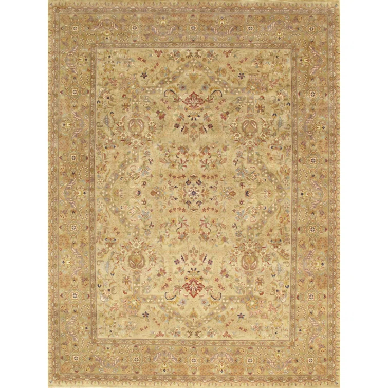 Pasargad Home Baku Collection Hand-Knotted Wool Area Rug  9' 0" X 17' 11"