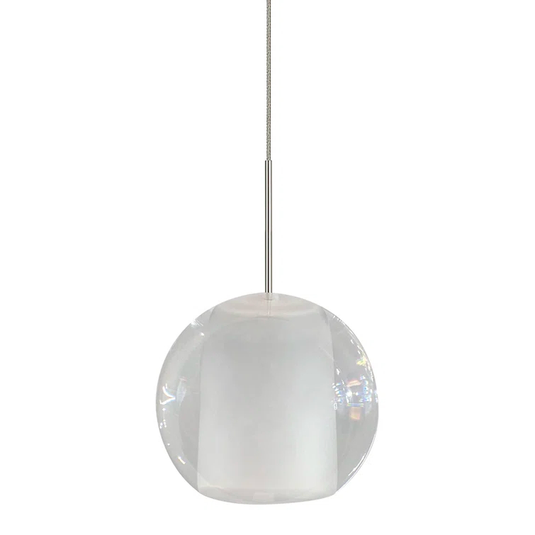 Gracie 7 - Light Satin Nickel Cluster Pendant
