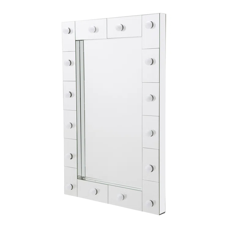 Montreal Glass Flat LED Wall Mirror