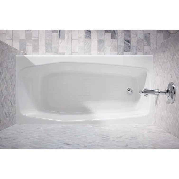 Villager 60" x 30" Alcove Soaking Cast Iron Bathtub