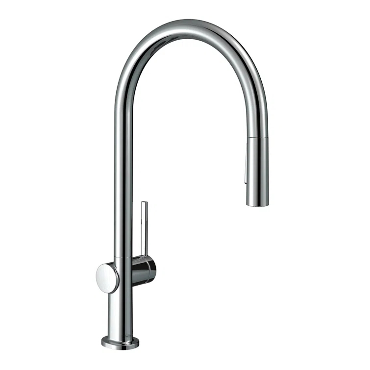hansgrohe Talis N HighArc Kitchen Faucet, O-Style 2-Spray Pull-Down, 1.75 GPM