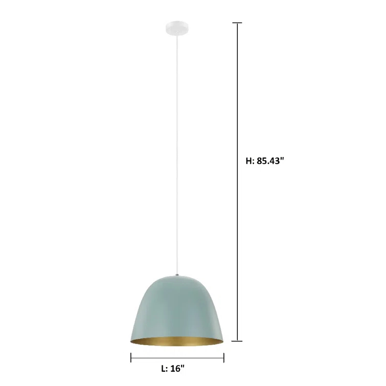 Sakari Single Light Metal Dimmable Pendant
