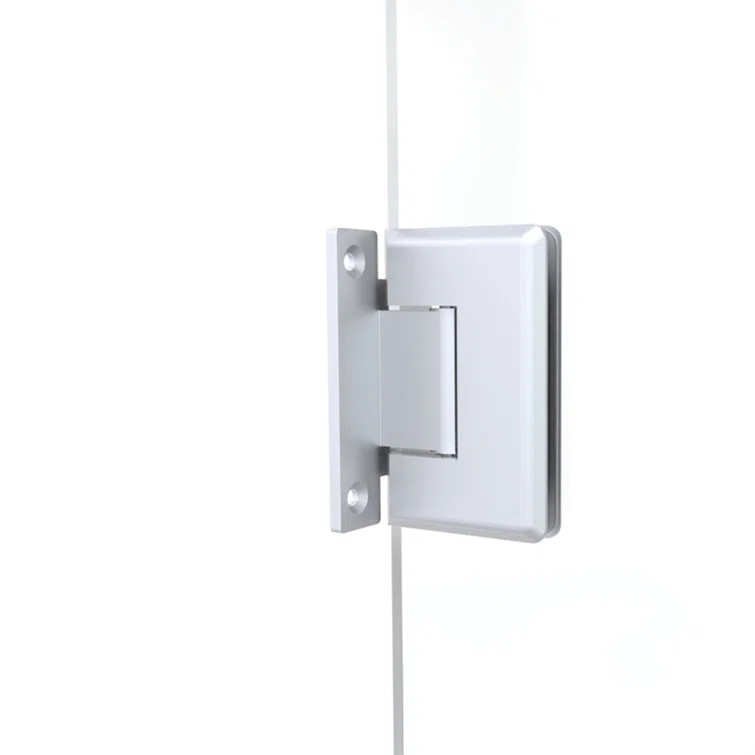 Celesta 57" W x 72" H Hinged Frameless Shower Door