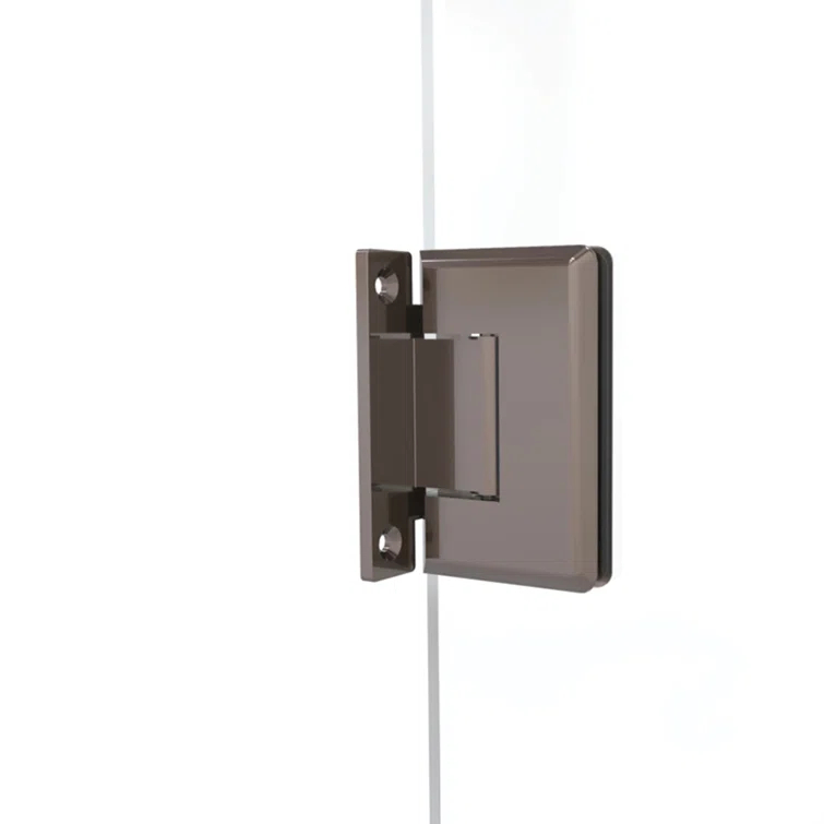 Celesta 57" W x 72" H Hinged Frameless Shower Door