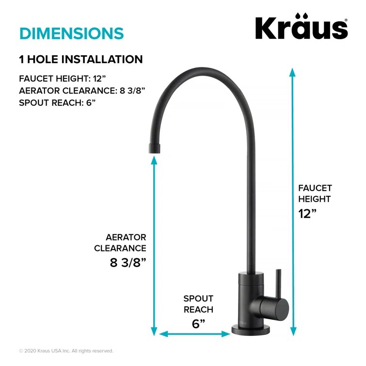 Purita 100% Lead-Free Kitchen Water Filter Faucet