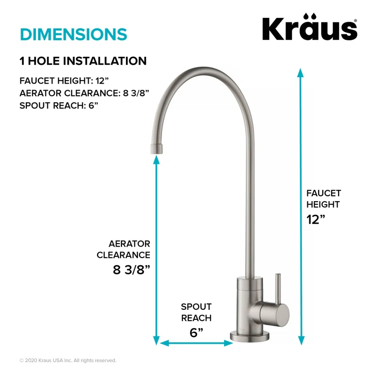 Purita 100% Lead-Free Kitchen Water Filter Faucet