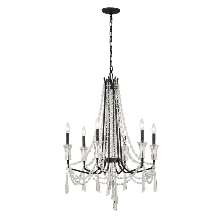 Barcelona 6 - Light Dimmable Classic / Traditional Chandelier