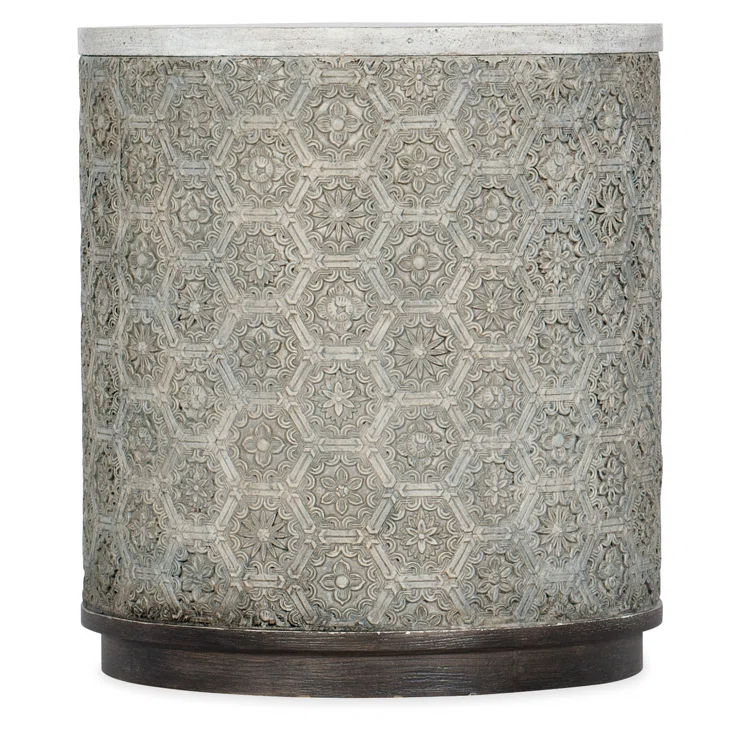 Hooker Furniture Melange Concrete Top End Table