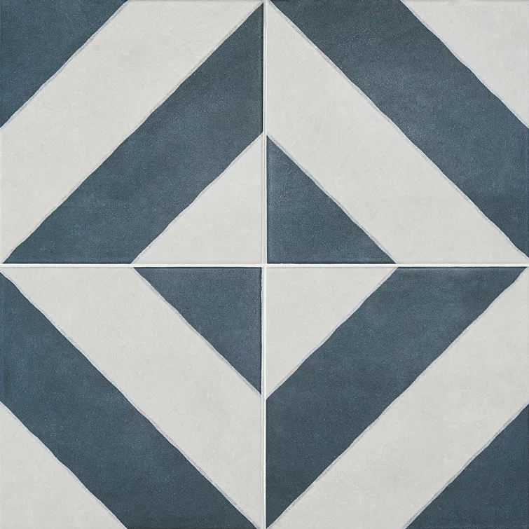Ava Diagonal 9" x 9" Porcelain Tile (10.76 sq. ft./ Case)