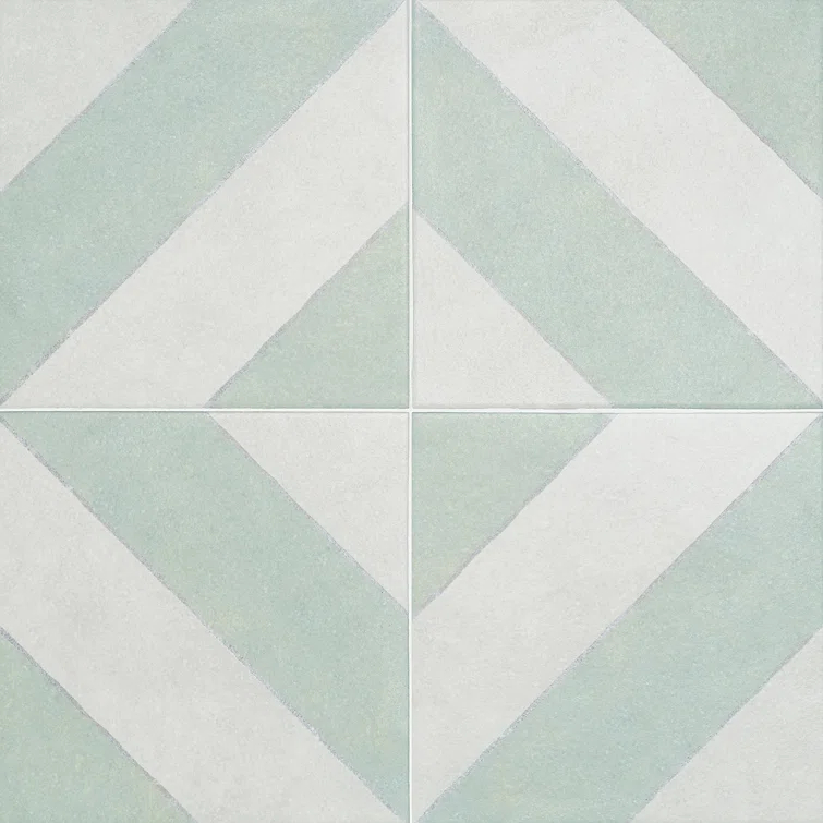 Ava Diagonal 9" x 9" Porcelain Tile (10.76 sq. ft./ Case)