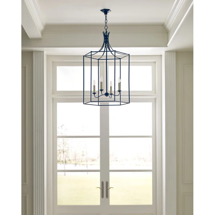 Bantry House Smith Steel Drum Pendant Light - Indoor/Outdoor Compatible