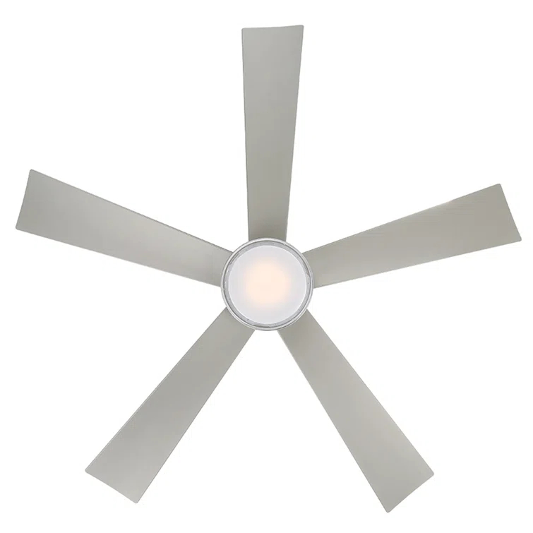 Wynd 5 - Blade Outdoor /Indoor Smart Ceiling Fan with Remote Control and LED Light Kit Included