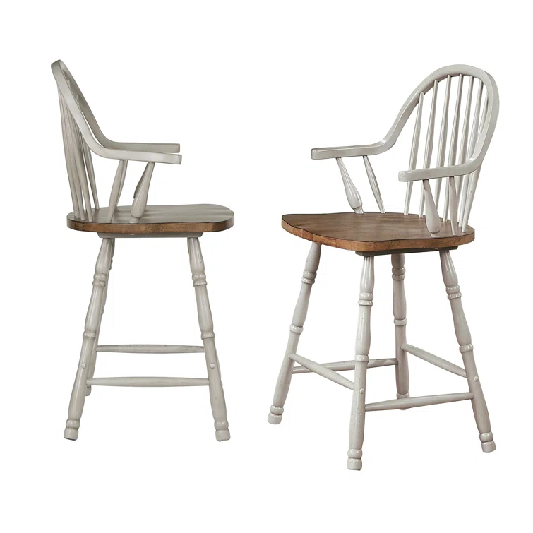 Country Grove Solid Wood Counter Stool