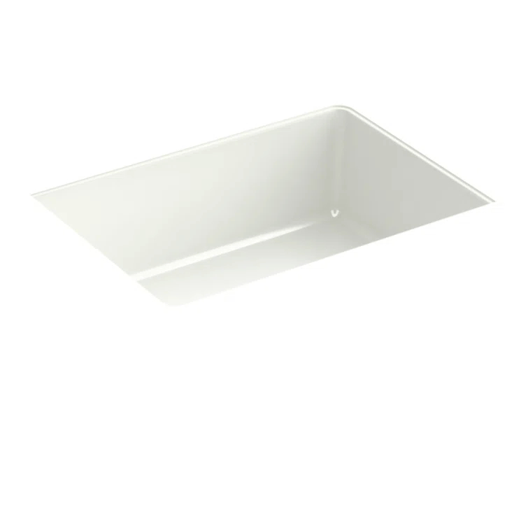Verticyl 17" Rectangular Under-Mount Bathroom Sink with Overflow Drain