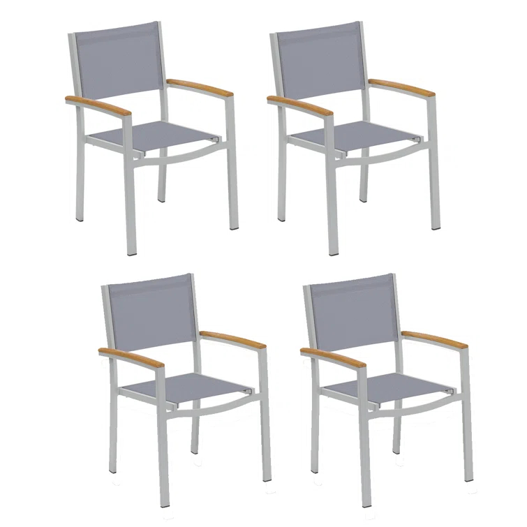 Travira Stacking Patio Arm Chair