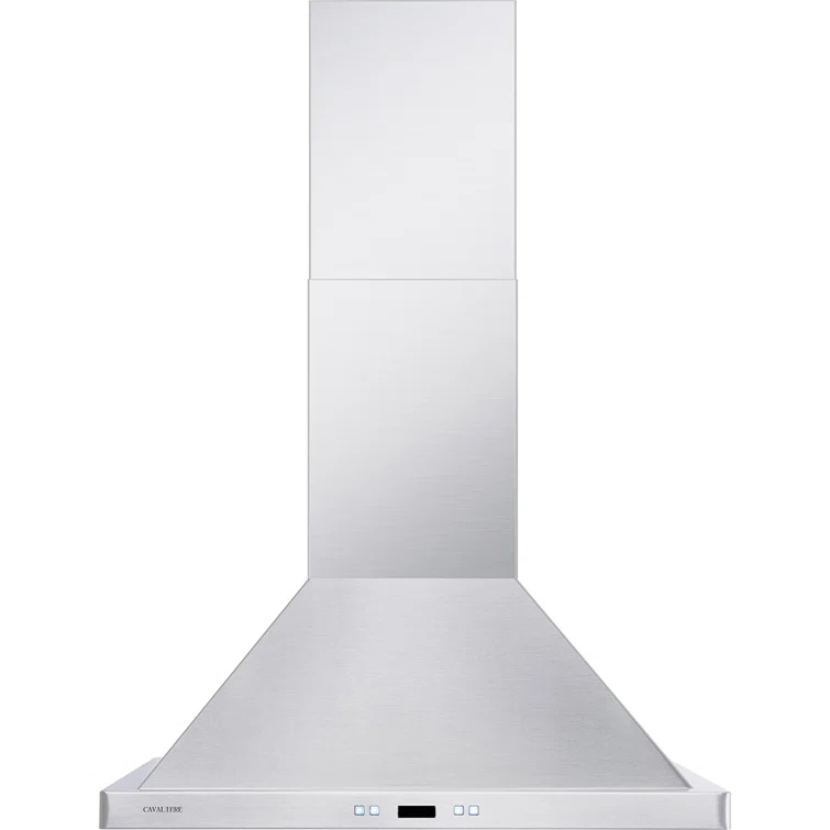 Cavaliere CAVALIERE 30" inch 462 CFM Convertible Digital Wall Mount Range Hood Included Charcoal Filter in Stainless Steel SV218B2-30