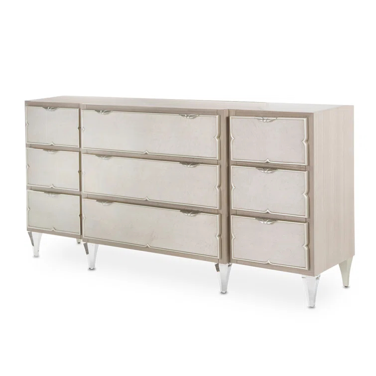 Michael Amini Camden Court 72.5'' W 9 - Drawer Dresser