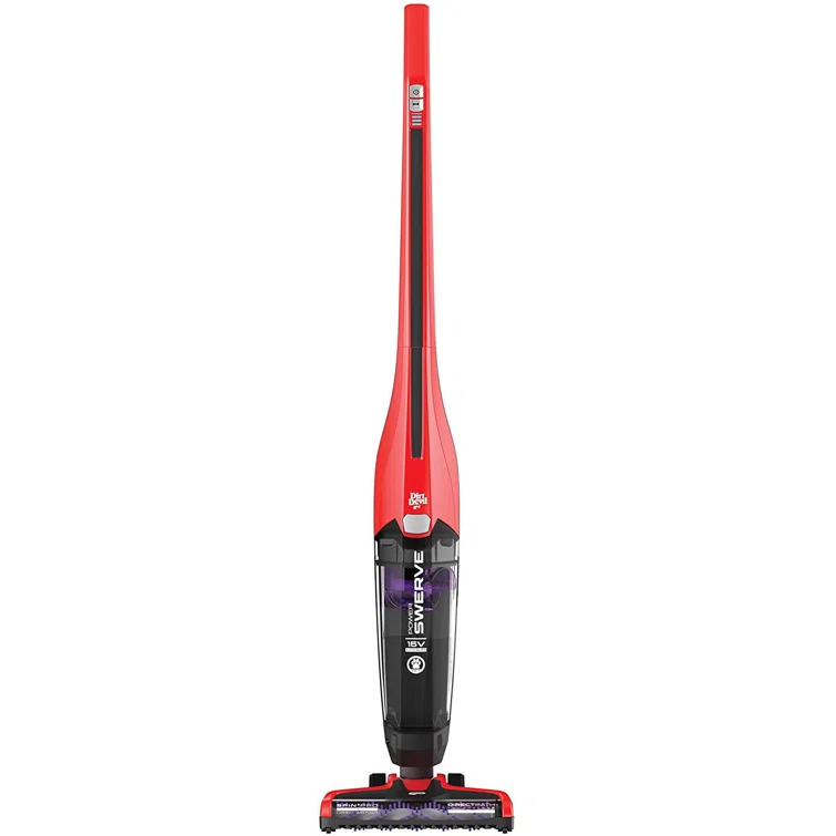 Power Swerve Pet, Lightweight Cordless Stick Upright Vacuum Cleaner, For Carpet And Hard Floors, Bd22052v, Red