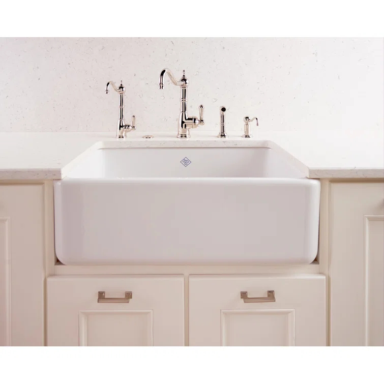 Edwardian Kitchen Faucet With Side Spray