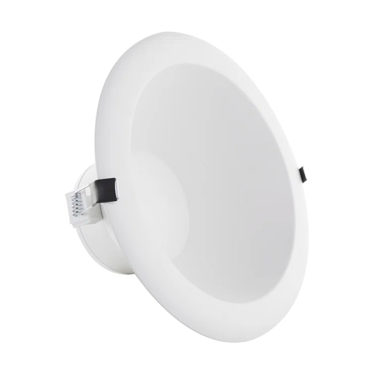 Satco S11810 4.1'' Selectable Color Temperature Dimmable IC Rated LED Retrofit Recessed Lighting Kit