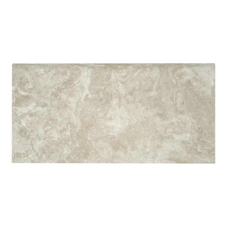 Tuscany Travertine 12" x 24" Honed Unfilled Brushed Coping
