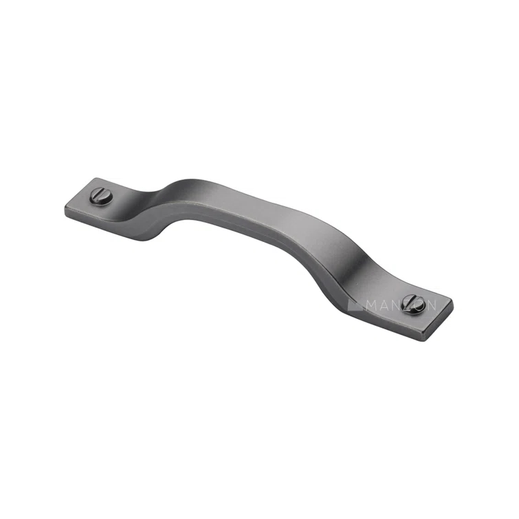 7.25'' Black Iron Industrial Cabinet Pull with Mounting Hardware