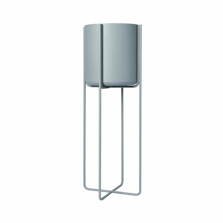 Kena Solid Steel Pot Planter