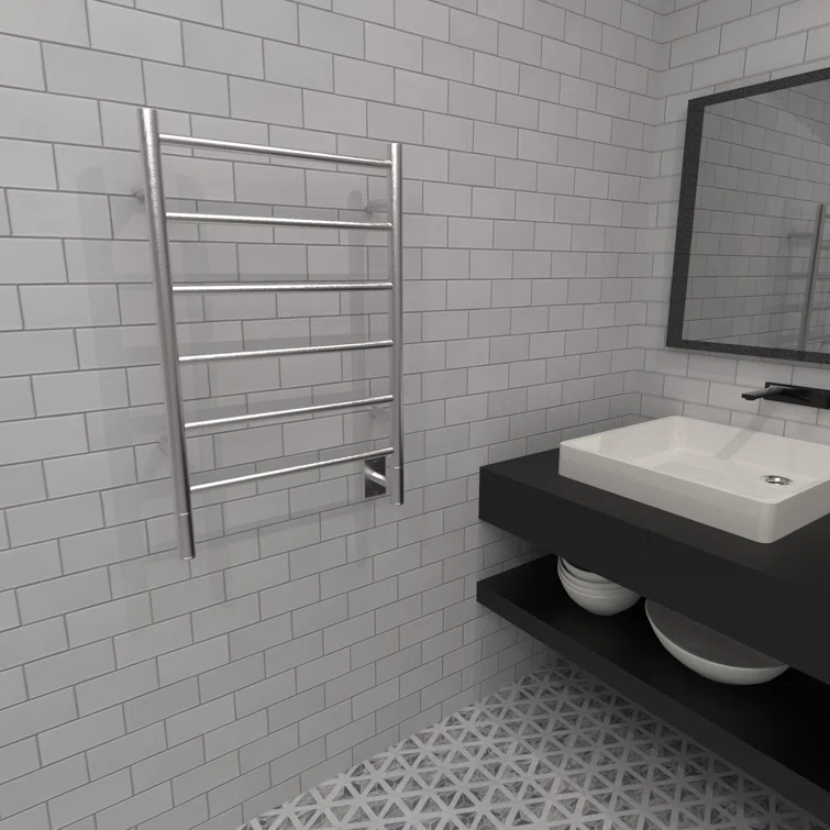 Jeeves Wall Mount Electric J Straight Drying Rack