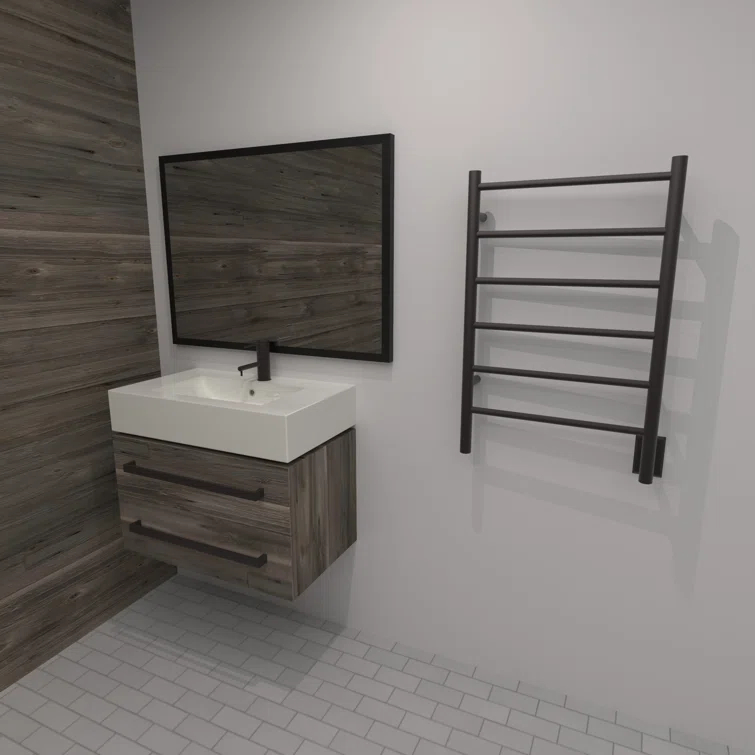 Jeeves Wall Mount Electric J Straight Drying Rack