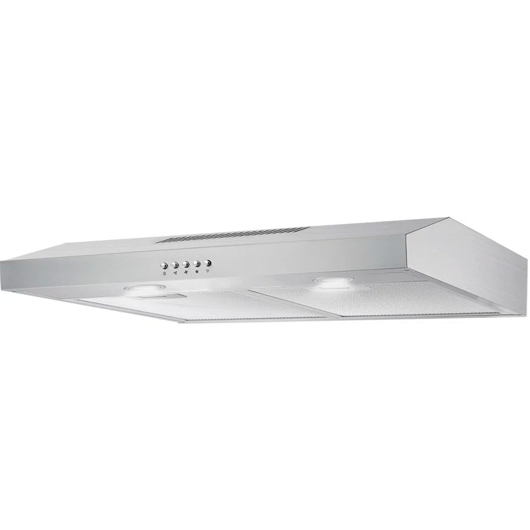 Cavaliere Cavaliere 30" Stainless Steel 200 CFM Ducted (Vented) Under Cabinet Range Hood with Mesh Filter 843012109114