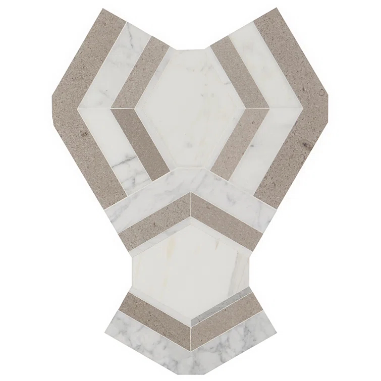 Bond Tile Tenor Marble Random Mosaic Wall & Floor Tile