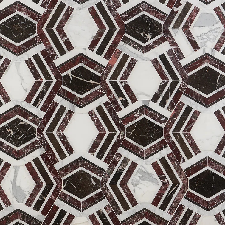 Bond Tile Tenor Marble Random Mosaic Wall & Floor Tile
