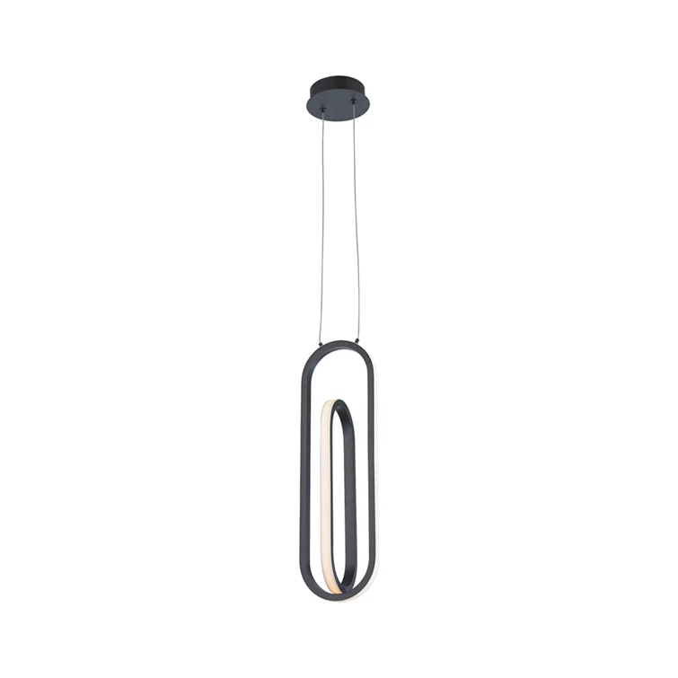 1 - Light Gold LED Single Pendant