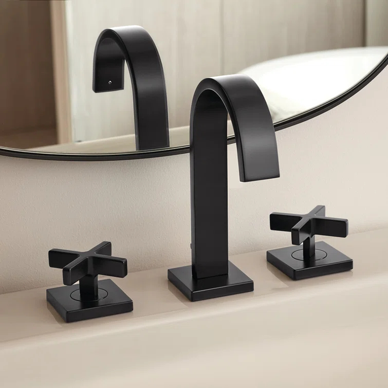 Speakman CD521MB Lura Widespread Bathroom Faucet with Drain Assembly