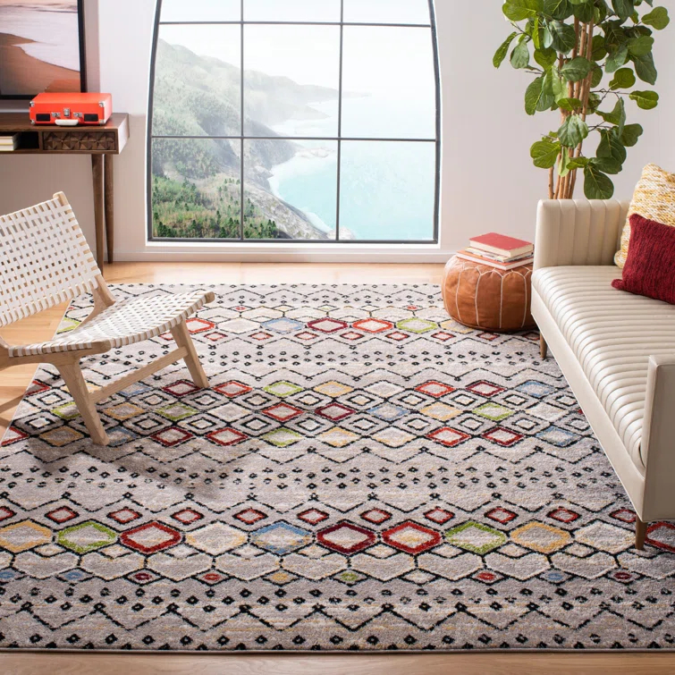 Akil Performance Geometric Rug