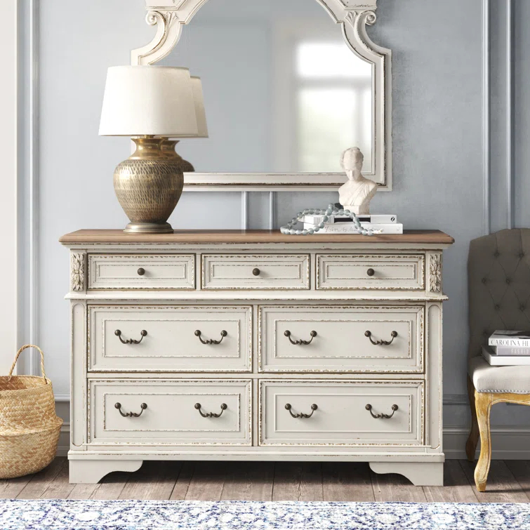Eridani 7 Drawer Double Dresser