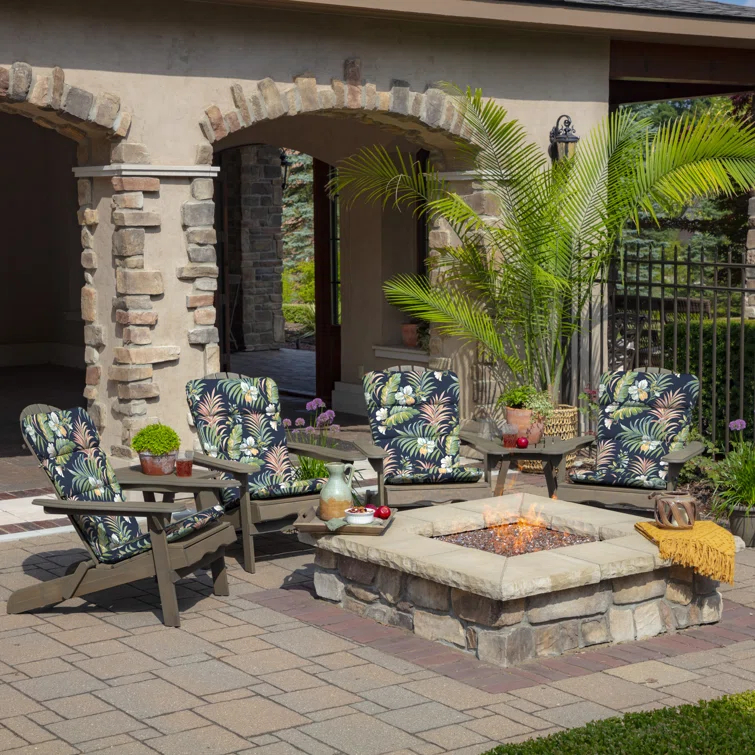 Outdoor Adirondack Chair 2.2" Cushion