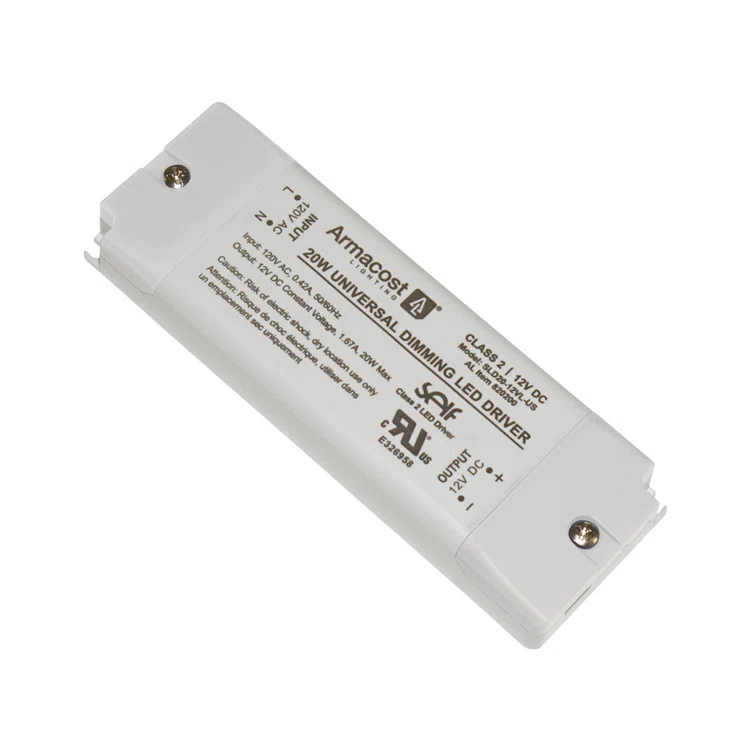 Universal Dimmable LED Driver 12V DC, 20W Electronic Transformer