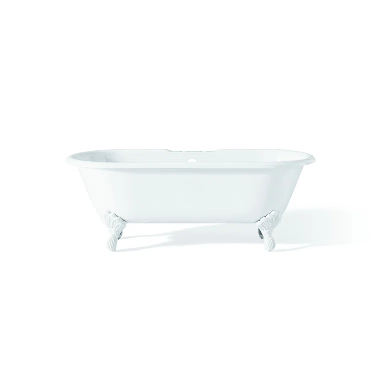 Kristin 61'' Soaking Cast Iron Bathtub