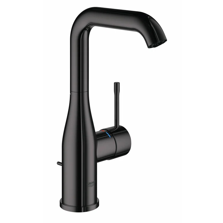 GROHE Essence Single Hole Bathroom Faucet with Single Handle, Size Large