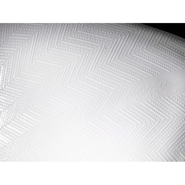 KOHLER Sartorial Herringbone Caxton, ARTIST EDITIONS Rectangle Undermount Bathroom Sink