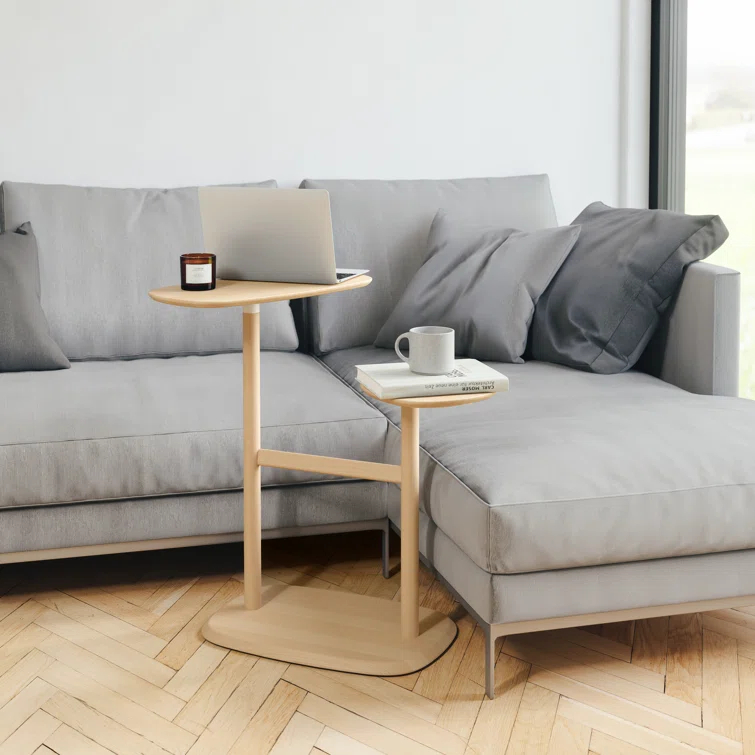 Swivo Solid Wood End Table