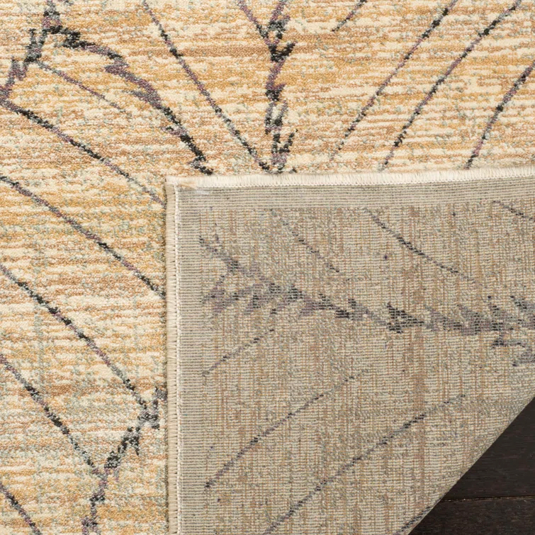 Martha Stewart Viscose Pile Floral Rug