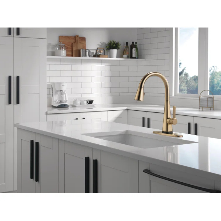 Lenta Pull Down Sprayer Touch Kitchen Sink Faucet, Touch Control Kitchen Faucet